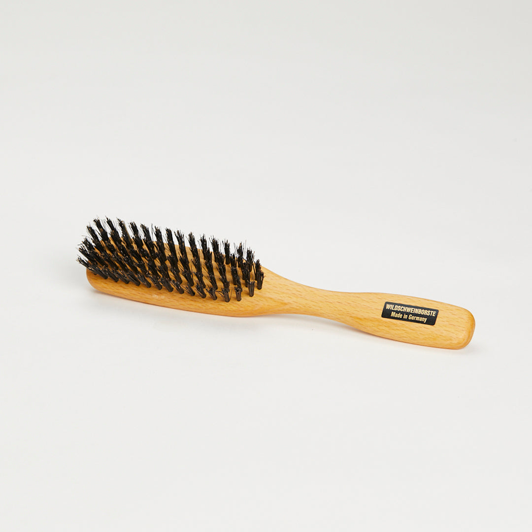 Hairbrush with boar bristles