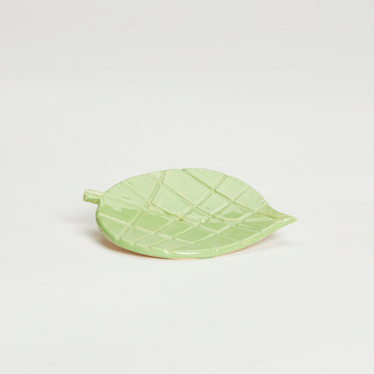 Birch Leaf Soap Dish made of Clay