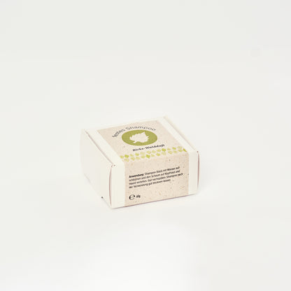 Björkhårtvål eller fast schampo skogsdoft i kombination med hårbalsam björksav